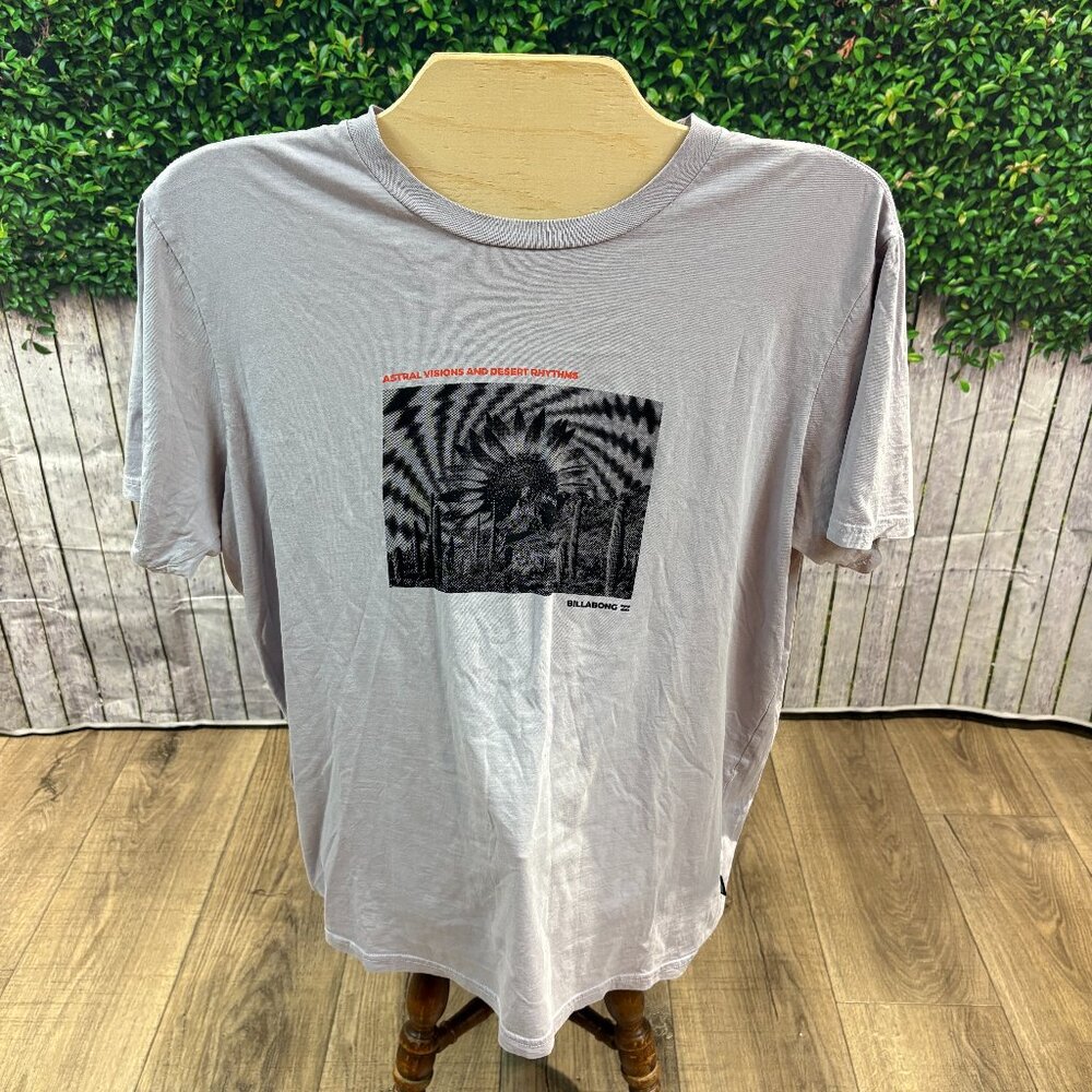 Billabong Men's Montage Wave T-Shirt Grey (SKU: 36M)